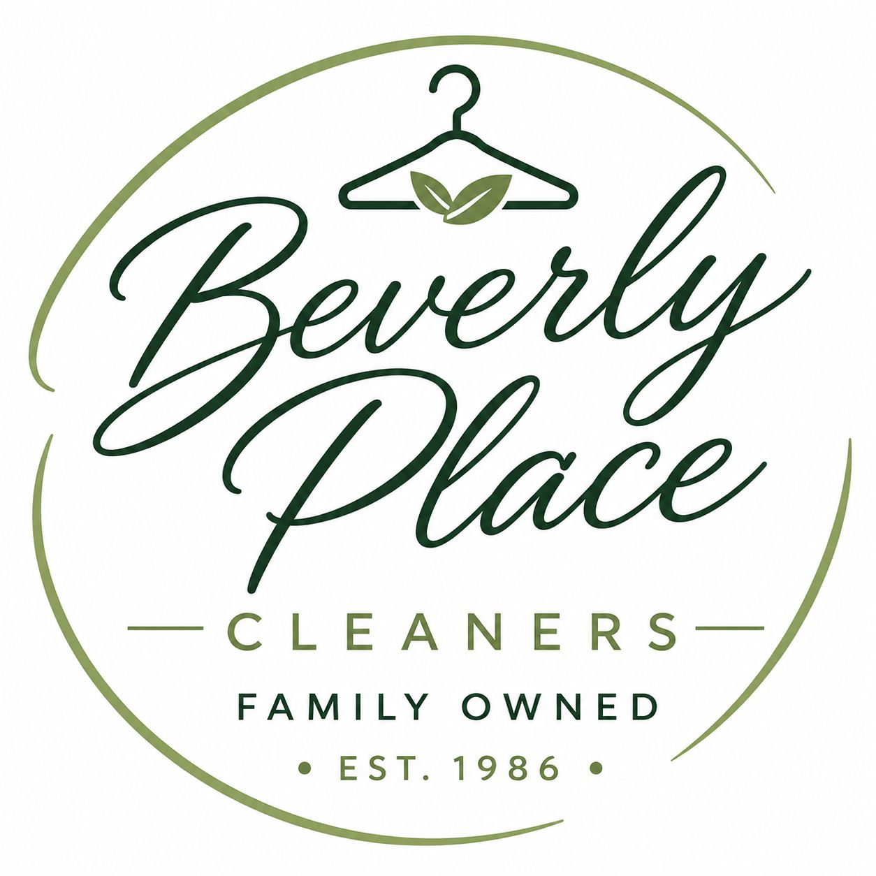 Beverly Place Cleaners logo